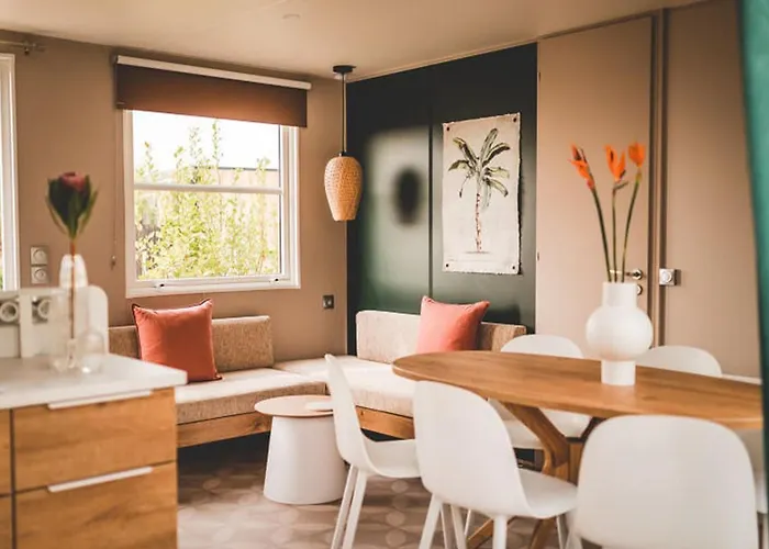 Mobil Avec Terrasse - 3 Chambres, Cuisine Equipee - Api-1-52-1179 *